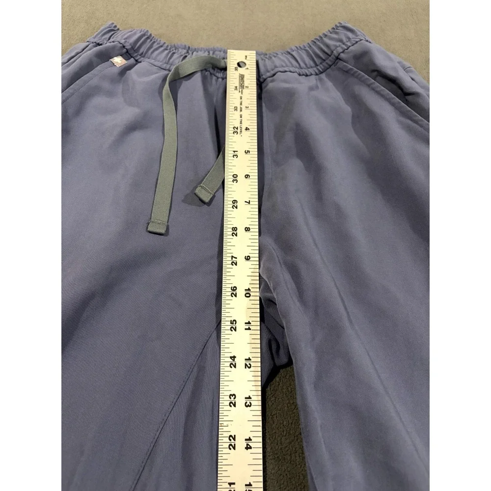 FIGS Tansen Medical Jogger Scrub Pants Mens XS Gray Drawstring Waist Tapered Leg